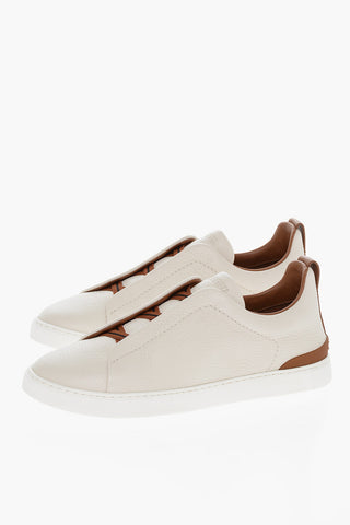 Nappa TRIPLE STITCH Sneakers with Contrasting Details