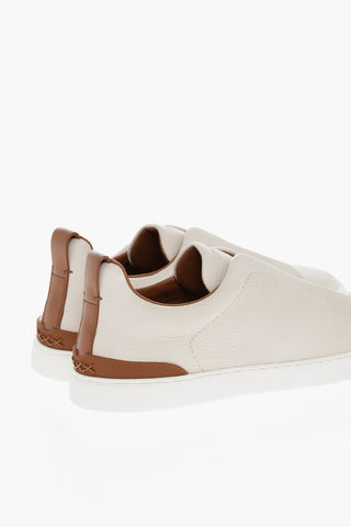 Nappa TRIPLE STITCH Sneakers with Contrasting Details