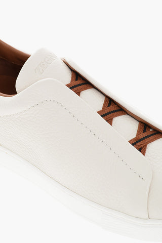 Nappa TRIPLE STITCH Sneakers with Contrasting Details