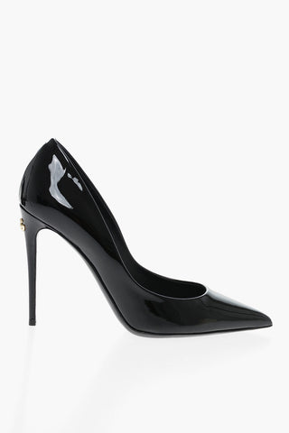 Point Toe Patent Leather Pumps with Stiletto Heel 11cm