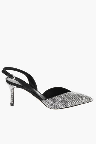Point Toe ILEEN Slingback with Crystal Details and V-cut 7,5cm