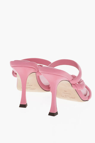 Leather DIOSA Heeled Mules with Straps 9cm