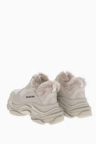 Eco-fur Lining TRIPLE S Sneakers