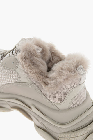 Eco-fur Lining TRIPLE S Sneakers