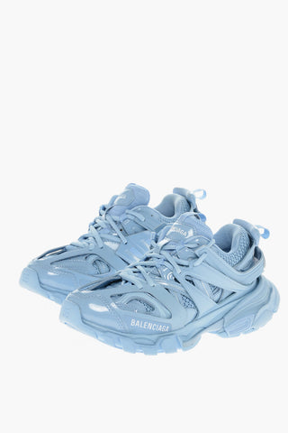 Monochrome TRACK Sneakers with Shiny Details
