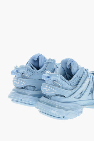 Monochrome TRACK Sneakers with Shiny Details