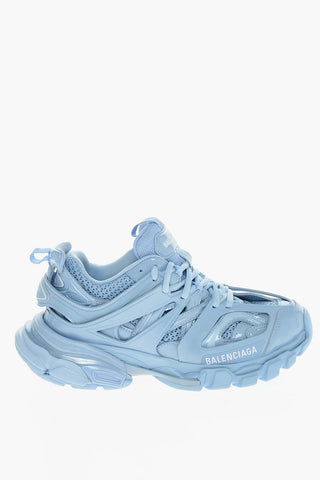 Monochrome TRACK Sneakers with Shiny Details