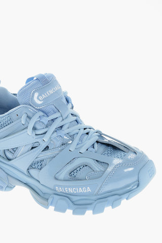Monochrome TRACK Sneakers with Shiny Details