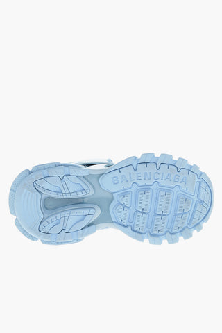 Monochrome TRACK Sneakers with Shiny Details