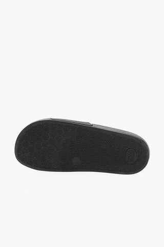 Slippers in Gomma con Logo in Rilievo