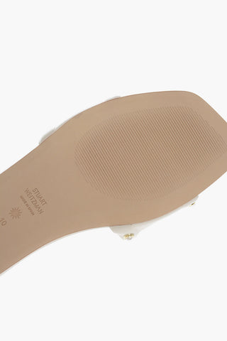 Sliders PEARL SLIDE in Pelle con Dettaglio Perle