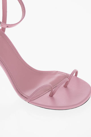 Sandali in Pelle con Tacco Logo G Cube 9cm