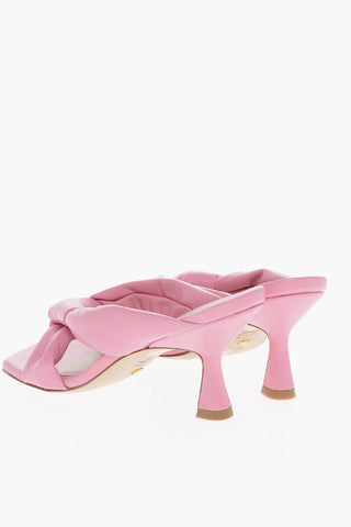 Knotted Detail NODO PLAYA Mules with Spool Heel 7,5cm