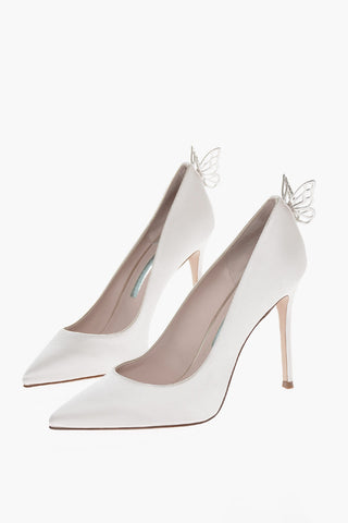 Satin MARIPOSA Pumps with Butterfly Detail 11cm