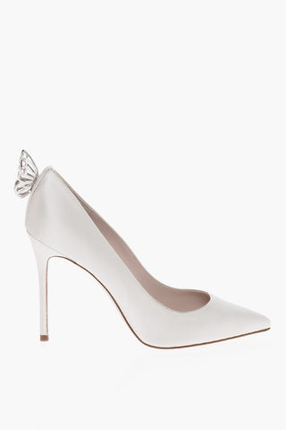 Satin MARIPOSA Pumps with Butterfly Detail 11cm