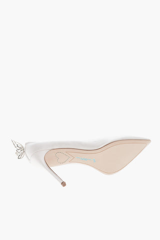 Satin MARIPOSA Pumps with Butterfly Detail 11cm