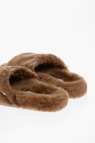 Teddy ACINDA Slippers with Pearl and Crystal Detail