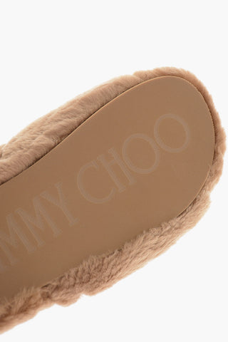 Teddy ACINDA Slippers with Pearl and Crystal Detail