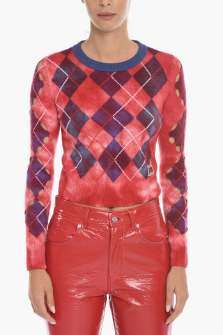 Maglia Girocollo M-AGDA in Lana a Rombi