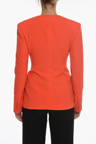 3 Pocket Single-breasted LOUISE Blazer with No-lapel