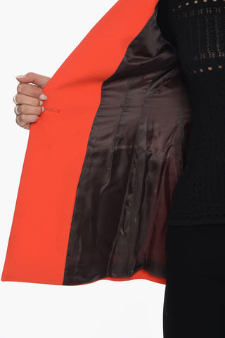 3 Pocket Single-breasted LOUISE Blazer with No-lapel