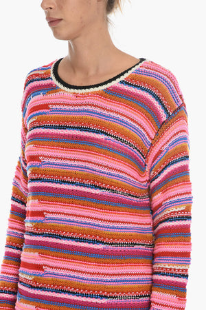 Maxikleid aus Wollstrick mit langen Ärmeln