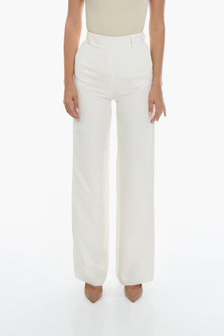 Wide Fit Silk Pants