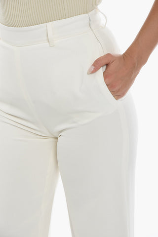 Wide Fit Silk Pants