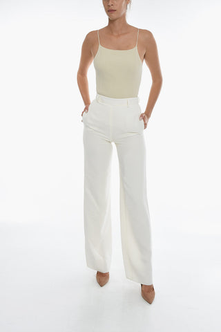 Wide Fit Silk Pants