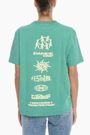 Rundhals-T-Shirt KJERAG LOGOS mit Druck auf der Rückseite