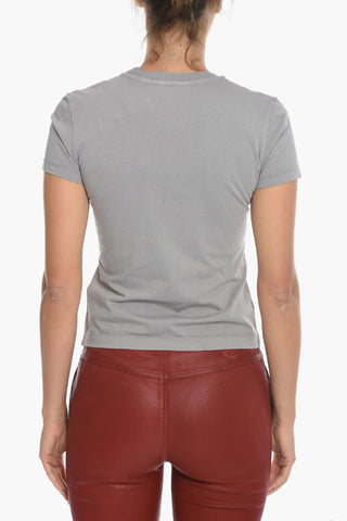 RED TAG T-Shirt Girocollo T-SLI-IND in Tinta Unita con Logo Stampato