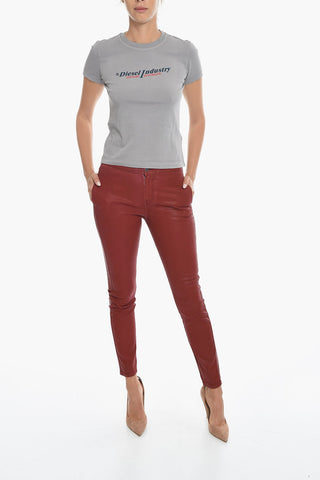 RED TAG T-Shirt Girocollo T-SLI-IND in Tinta Unita con Logo Stampato