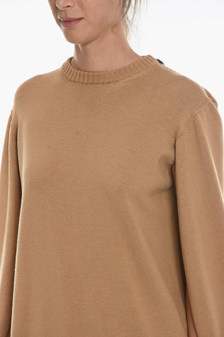 Cape Design Wool Sweater