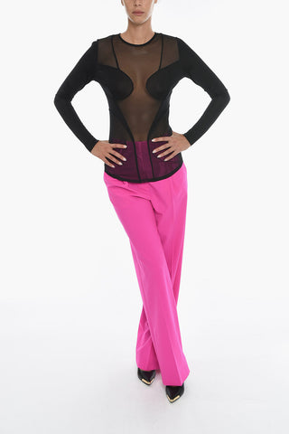 Sheer Long Sleeved Top