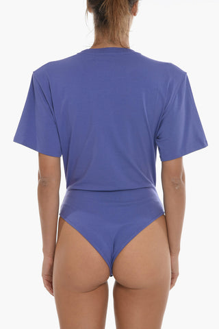 Short Sleeve Crew-Neck Bodycon