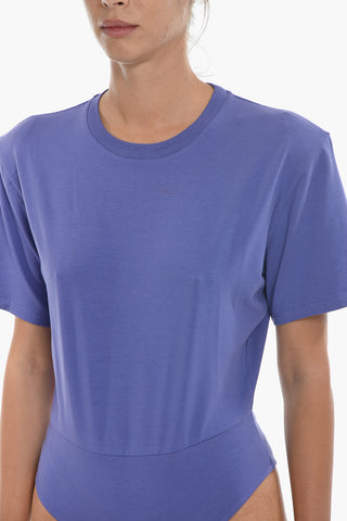 Short Sleeve Crew-Neck Bodycon