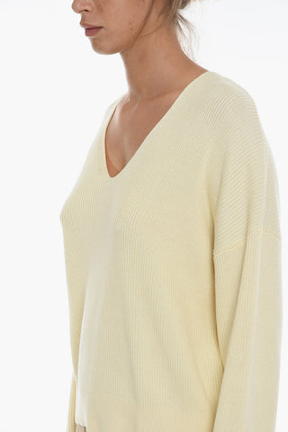 Oversized JOANNE Sweater with V-Neck