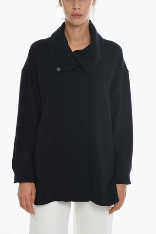 Asymmetric Drop Shoulder Overshirt