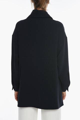 Asymmetric Drop Shoulder Overshirt