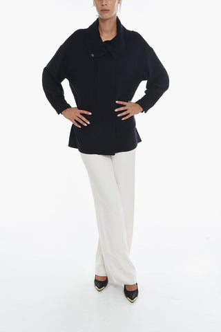 Asymmetric Drop Shoulder Overshirt