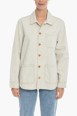 Denim ROSITTA Jacket with Breast Pocket