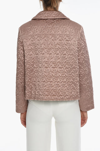 MM1 Quilted Satin Single Breasted Blazer