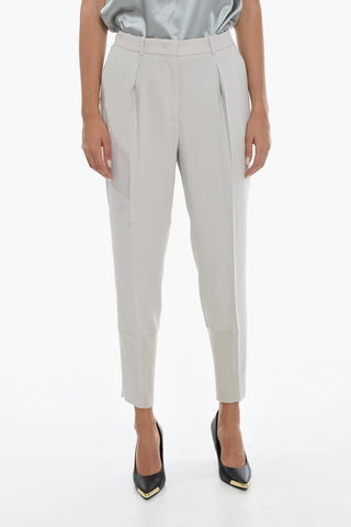 Pantaloni Relaxed Fit Con Pinces