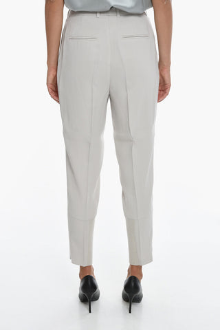 Pantaloni Relaxed Fit Con Pinces