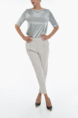 Pantaloni Relaxed Fit Con Pinces