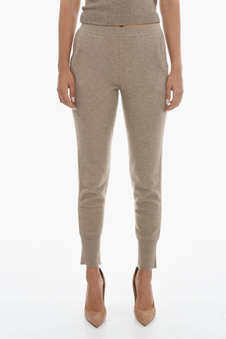 Elastic Waistband Cashmere Sweatpants