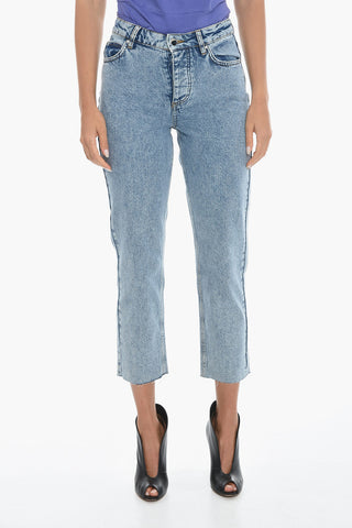 Flared DEMI Jeans with Patch Logo 18cm