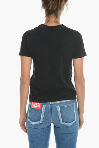 Crewneck T-Shirt T-REG-E4 Vintage Effect