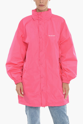 Removable Hood Oversized Windbreaker