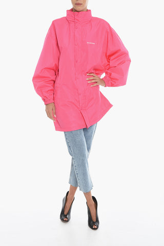 Removable Hood Oversized Windbreaker